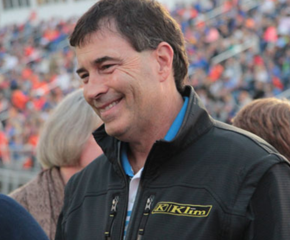 Troy with supporters